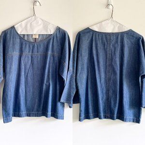 Women's Gap 1969 Denim Crop Top